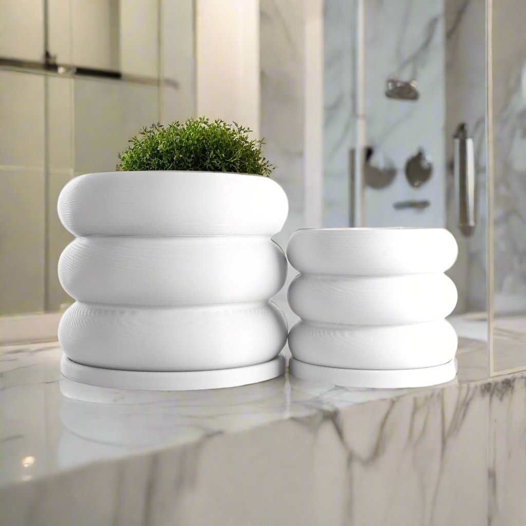 Bubble Donut Planter | 3D Printed with Drainage